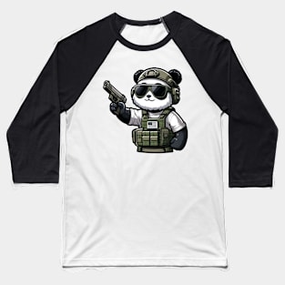 Tactical Panda Baseball T-Shirt